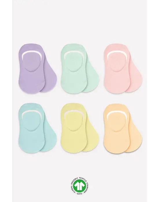 Bistyle 6lı Mix Babet Çorap 30101 Lila