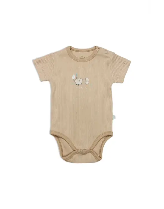 Bistyle Always Dream Yarım Kol 2li Body 17114 Ekru Bej