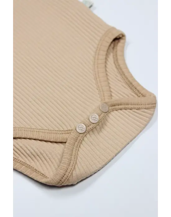 Bistyle Always Dream Yarım Kol 2li Body 17114 Ekru Bej