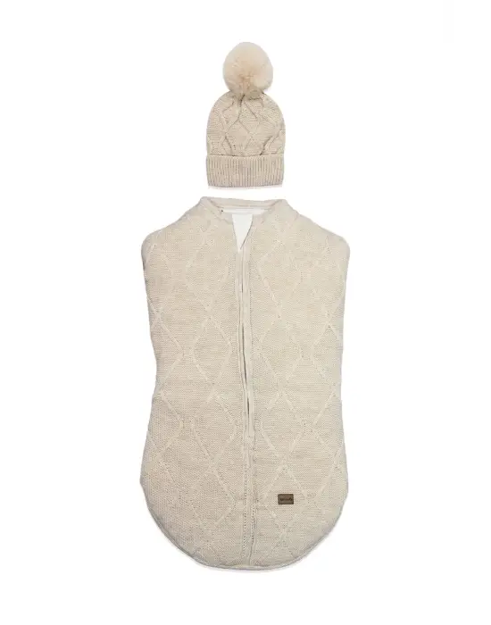 Bistyle Baby İn Swadding Triko Kundak 75108 Bej