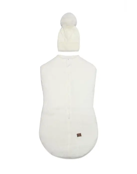 Bistyle Baby İn Swadding Triko Kundak 75108 Ekru