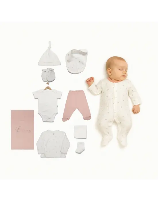 Bistyle Bloom White 10Lu Hastane Çıkışı 11112 Ekru Gül Kurusu