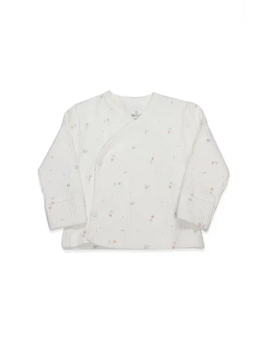 Bistyle Bloom White 3lü Zıbın Takım 13112 Ekru Gül Kurusu