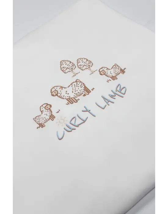 Bistyle Curly Lamb 10Lu Hastane Çıkışı 11106 Bej Mavi Ekru