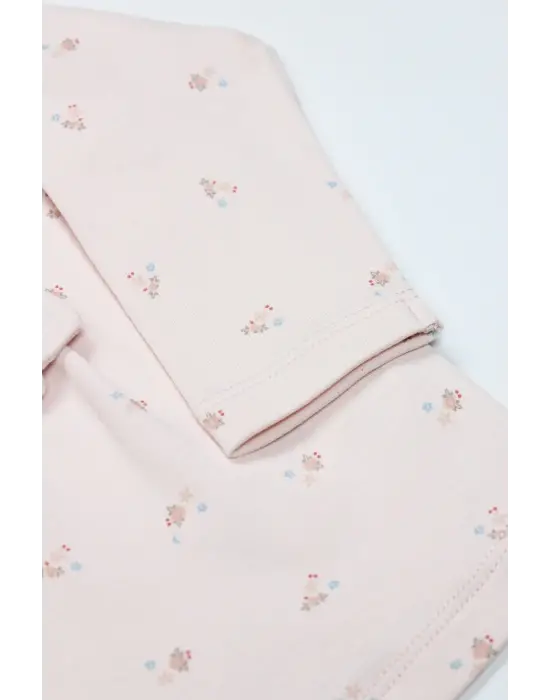 Bistyle Grow İn Love 2Li Bebe Takım 14102 Pembe Ekru