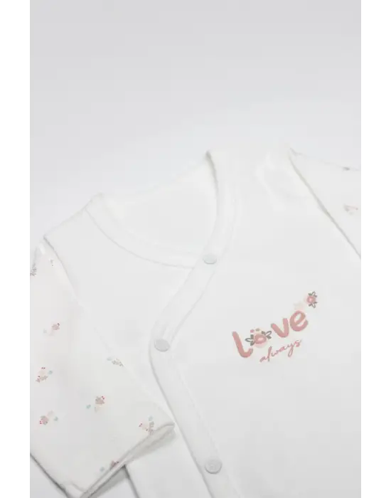 Bistyle Grow İn Lowe Kravuze Body 17106 Pembe Ekru