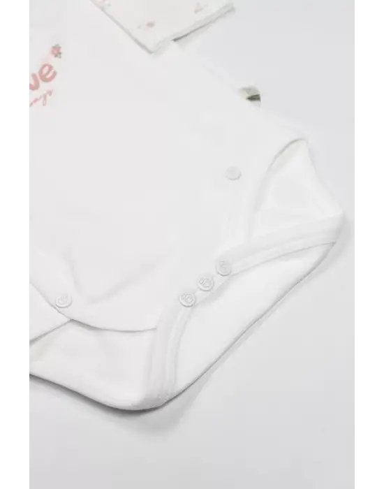 Bistyle Grow İn Lowe Kravuze Body 17106 Pembe Ekru