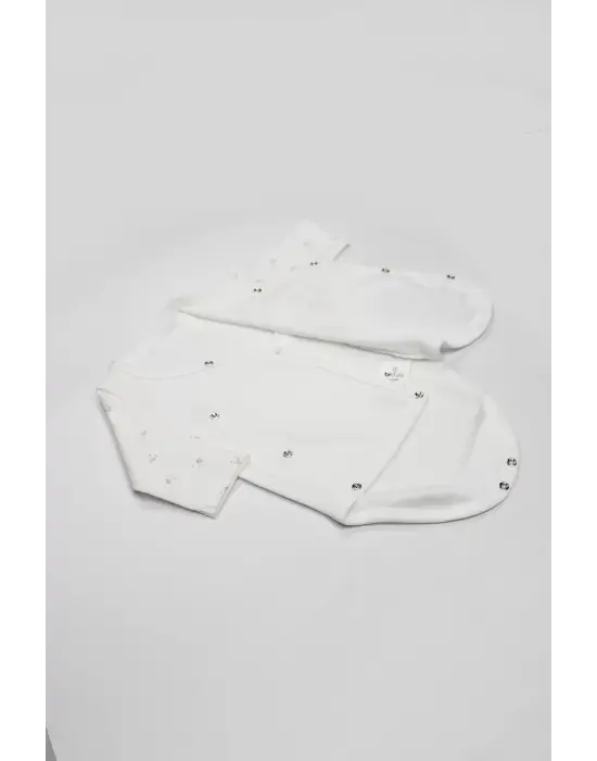 Bistyle Grow İn Lowe Kravuze Body 17106 Pembe Ekru