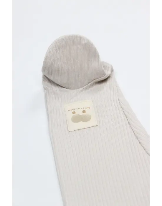 Bistyle Modal Flying Balloons Patikli Pantolon BS16122 Bej