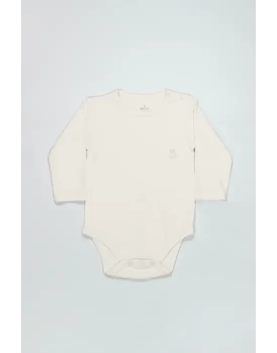 Bistyle Natural Basic Style Uzun Kol Body 17104 Ekru