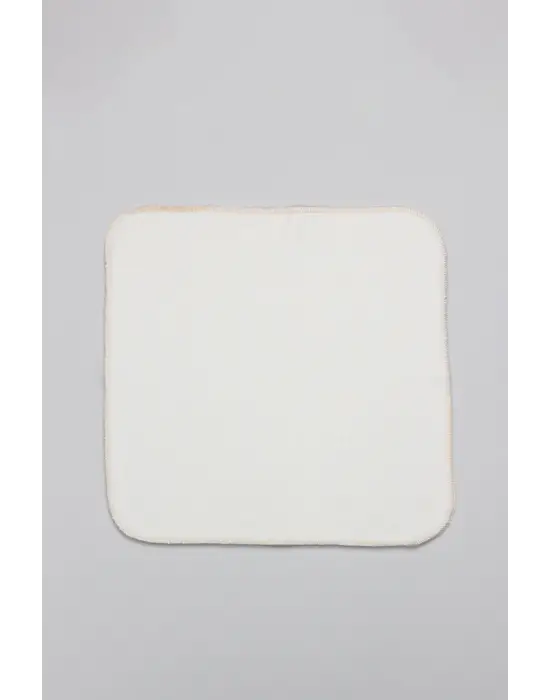 Bistyle Organik 20x20 10Lu Penye Mendil 90102 Ekru