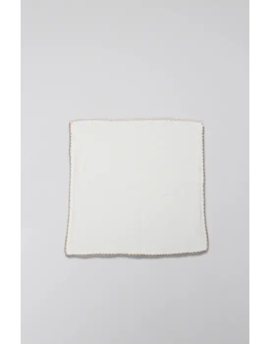 Bistyle Organik 28x28 6Lı Havlu Mendil 90105 Ekru