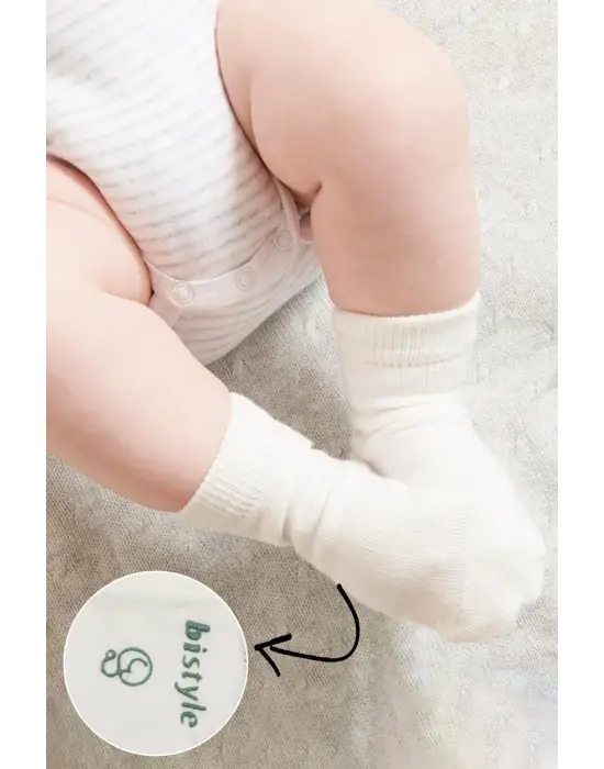 Omarı Renkli Kaymaz Penye Çorap Seti - 3lü Paket