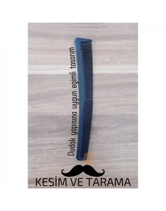 Bıyık Kesim ve Tarama Tarağı Eğimli Bıyık Tarağı