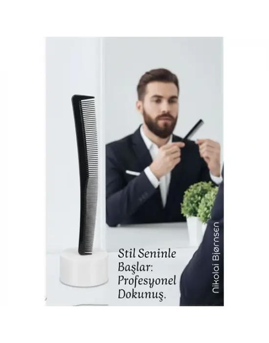 Bıyık Kesim ve Tarama Tarağı Eğimli Bıyık Tarağı