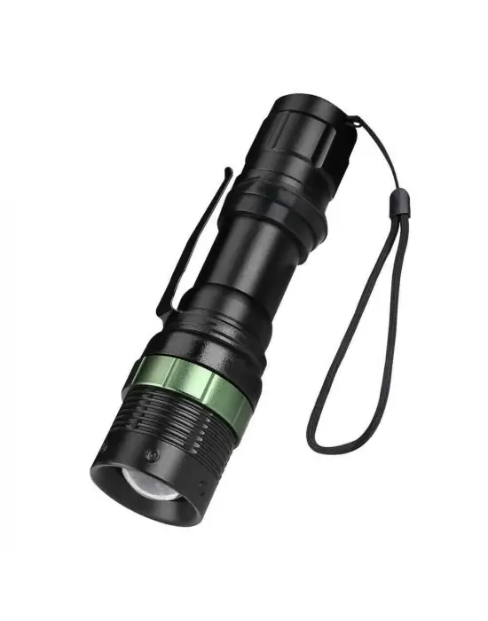 Black Wt-037-şarjlı Zoomlu Acil Durum Feneri
