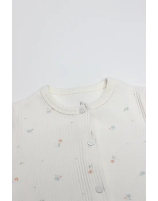 Bloom White Tulum 15113 Ekru Gül Kurusu