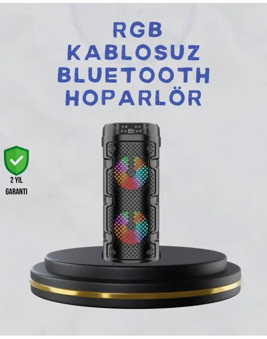 Bluetooth 5.0 Destekli Yüksek Ses Kaliteli Hoparlör