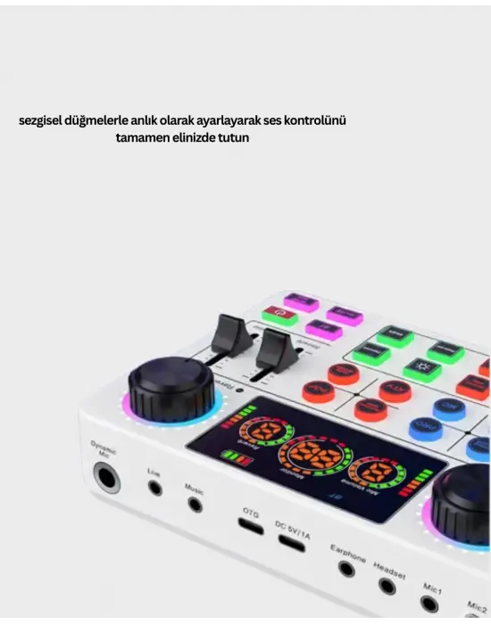 Bluetooth Bağlantılı Karaoke Ve Yayın Ses Kontrol Ünitesi