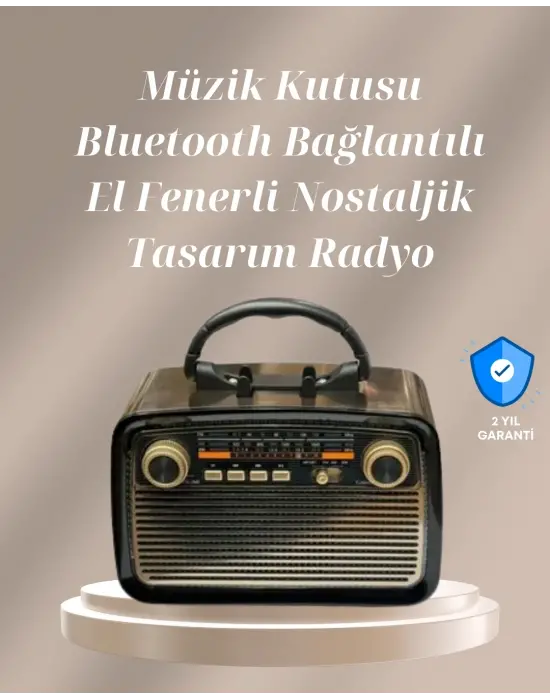Bluetooth Bağlantılı Taşınabilir Hoparlör – Fm/am Radyo Özellikli, Şarj Edilebilir Batarya, 1 Kg