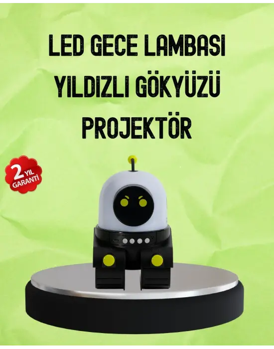 Bluetooth Bağlantılı Yüksek Çözünürlüklü Galaksi Projektör