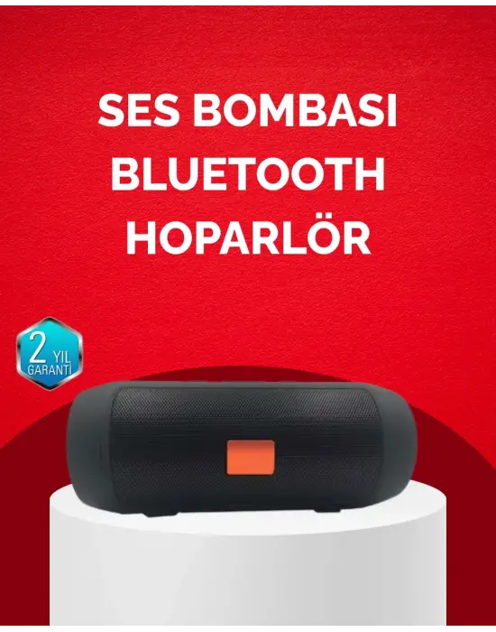 Bluetooth Hoparlör 20w Bass Güçlü Ses Usb Flash Aux Destekli
