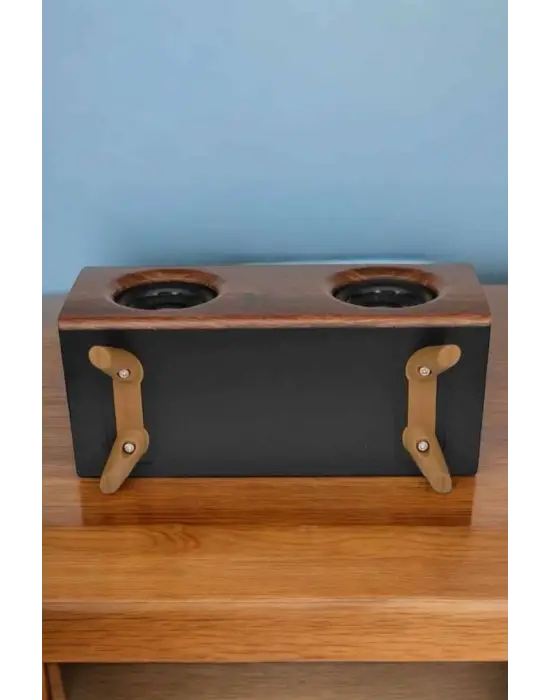 Bluetooth Hoparlör Ahşap Klasik Retro Gramofon Bluetooth Müzik Kutusu