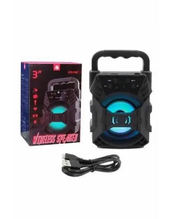 Bluetooth Hoparlör Android Ve İos Uyumlu Ses Bombası Usb Girişli Taşınabilir