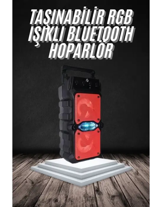 Bluetooth Hoparlör Çift Mikrofonlu Güçlü Ses Kaliteli Kesintisiz Kablosuz