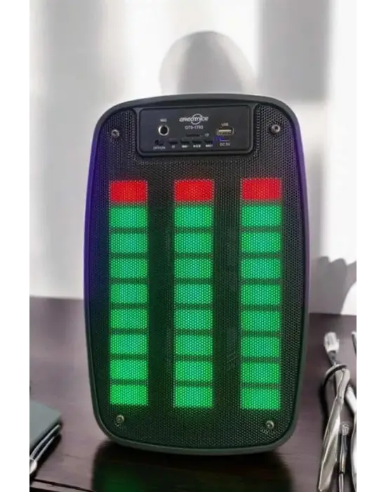 Bluetooth  Hoparlör Mikrofonlu Speaker Taşınabilir Şarjlı