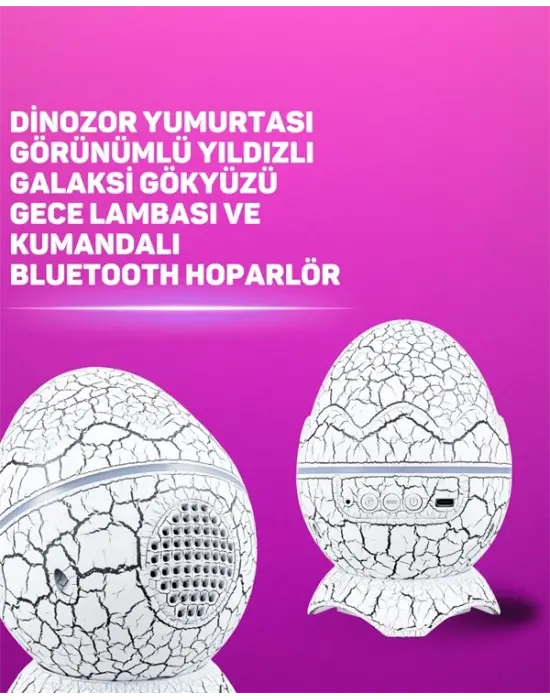 Bluetooth Hoparlör Özellikli 7 Renkli Gece Aydınlatması