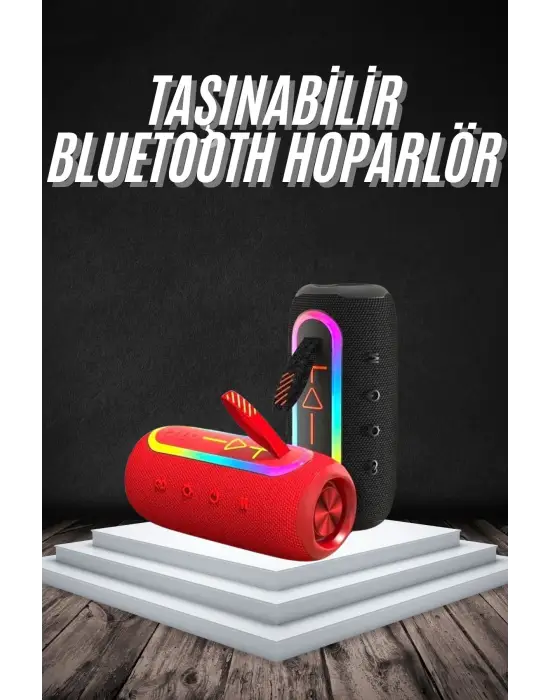 Bluetooth Hoparlör Usb Şarjlı Uzun Pil Ömrü Android Ve İos Uyumlu Renkli