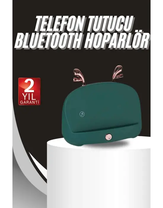 Bluetooth Hoparlör Uzun Pil Ömrü Yüksek Ses Kaliteli Kablosuz Telefon Tutma