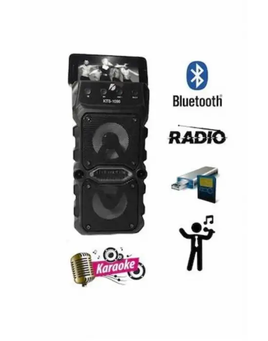 Bluetooth Hoparlör Yüksek Ses Kaliteli Büyük Boy Çift Çıkışlı Ses Bombası