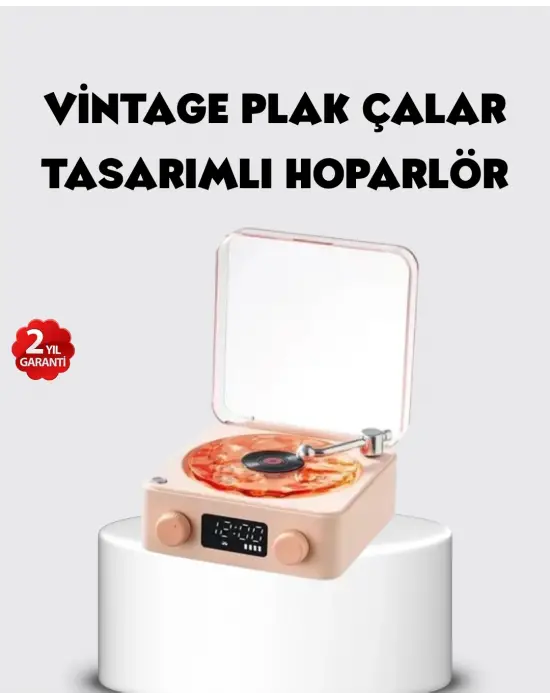 Bluetooth Hoparlörlü Gece Lambası Dijital Saatli Şeffaf Su Dalgası Işıklı Dekoratif