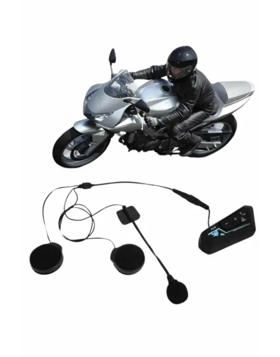 Bluetooth Kask Kulaklığı Intercom 5.0 Bluetooth Android Ve İos Uyumlu