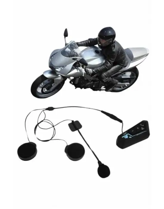 Bluetooth Kask Kulaklığı Intercom 5.0 Bluetooth Android Ve İos Uyumlu