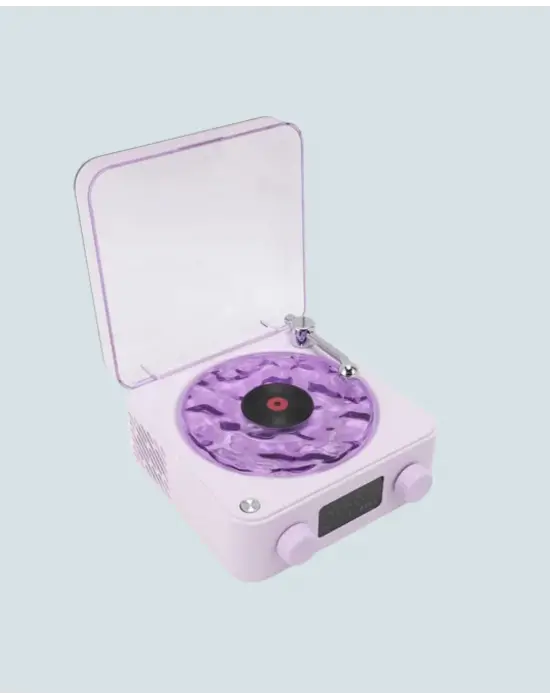 Bluetooth Retro Pikap Hoparlör – Projektörlü Gece Lambası