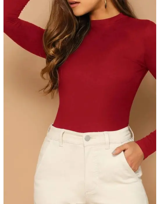 Omarı Çiçek Desenli Yumuşak Dokulu Bluz