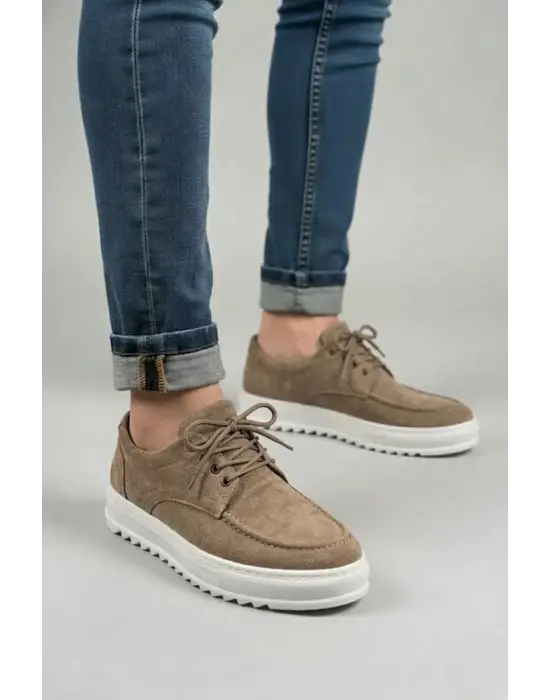 BN-T12x Arts Bağcıklı Süet Erkek Günlük Spor Klasik Ayakkabı SBT - Camel