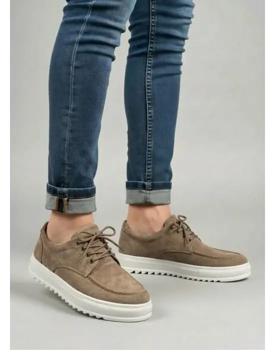 BN-T12x Arts Bağcıklı Süet Erkek Günlük Spor Klasik Ayakkabı SBT - Camel