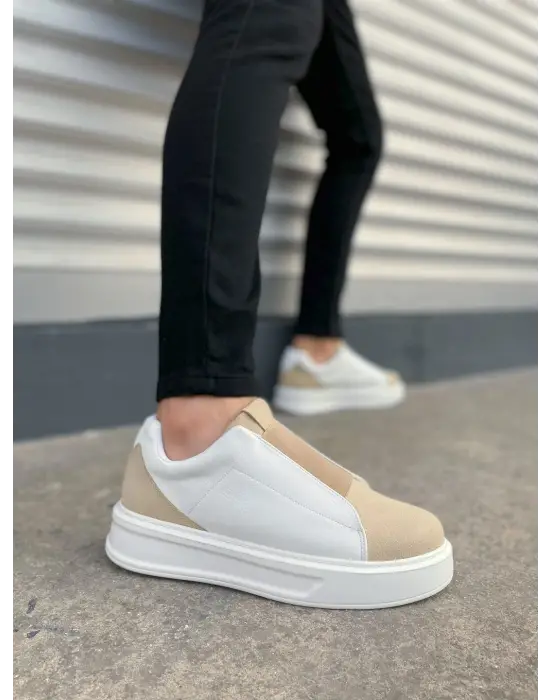 Modern Bağcıksız Süet Cilt Erkek Spor Ayakkabı