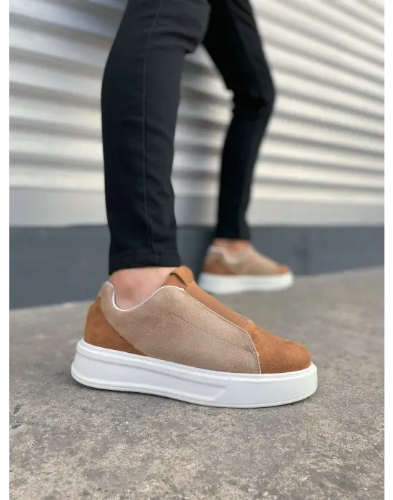 Modern Bağcıksız Süet Erkek Spor Ayakkabı