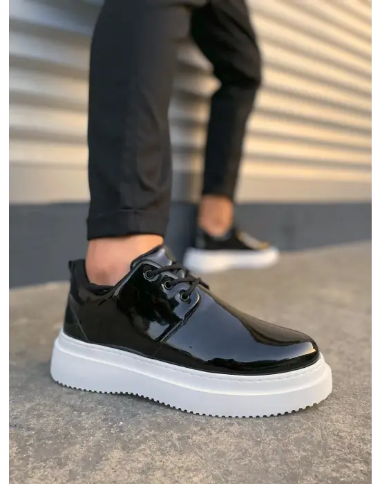 Modern Bağcıklı Rugan Erkek Spor Ayakkabı