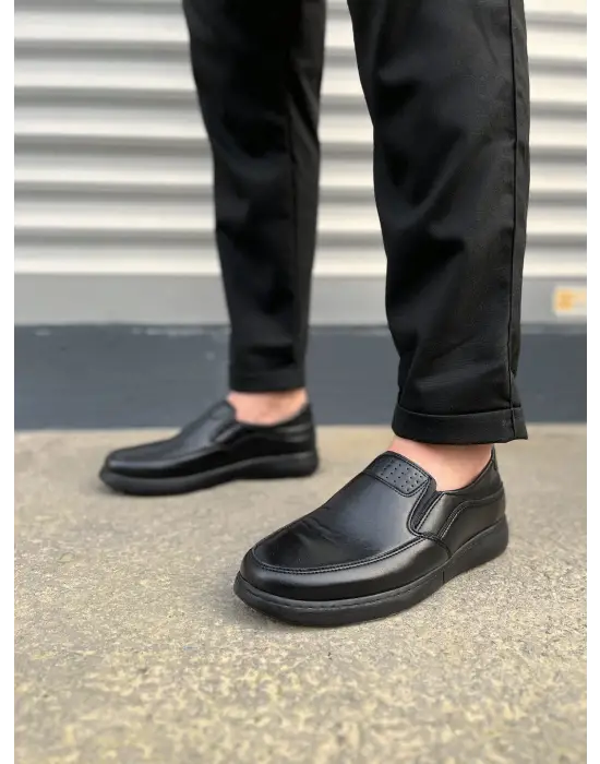 Modern Erkek Klasik Ayakkabı - Siyah
