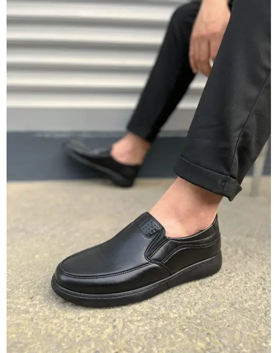 Modern Erkek Klasik Ayakkabı - Siyah