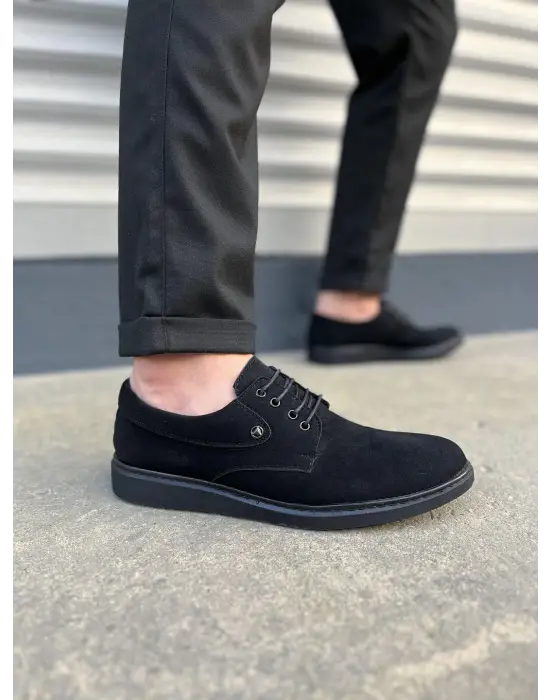 Şık Bağcıklı Süet Erkek Ayakkabı