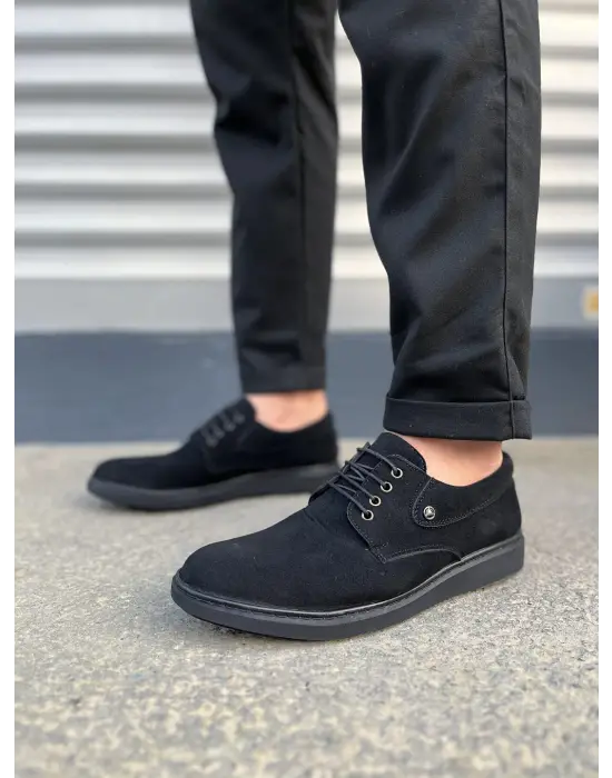 Şık Bağcıklı Süet Erkek Ayakkabı