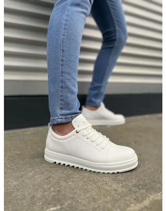 Omarı Cool Bağcıklı Beyaz Erkek Spor Ayakkabı