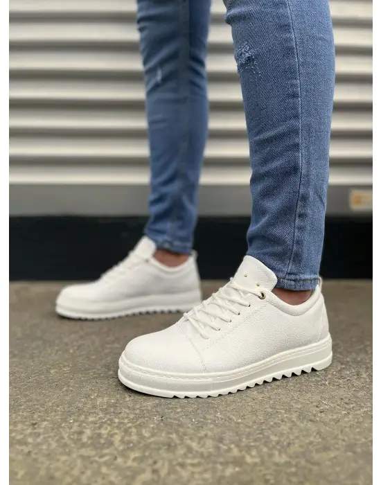 Omarı Cool Bağcıklı Beyaz Erkek Spor Ayakkabı